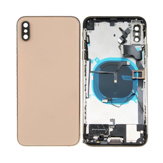 Tapa Trasera+Frame Apple iPhone XS Max Dorado